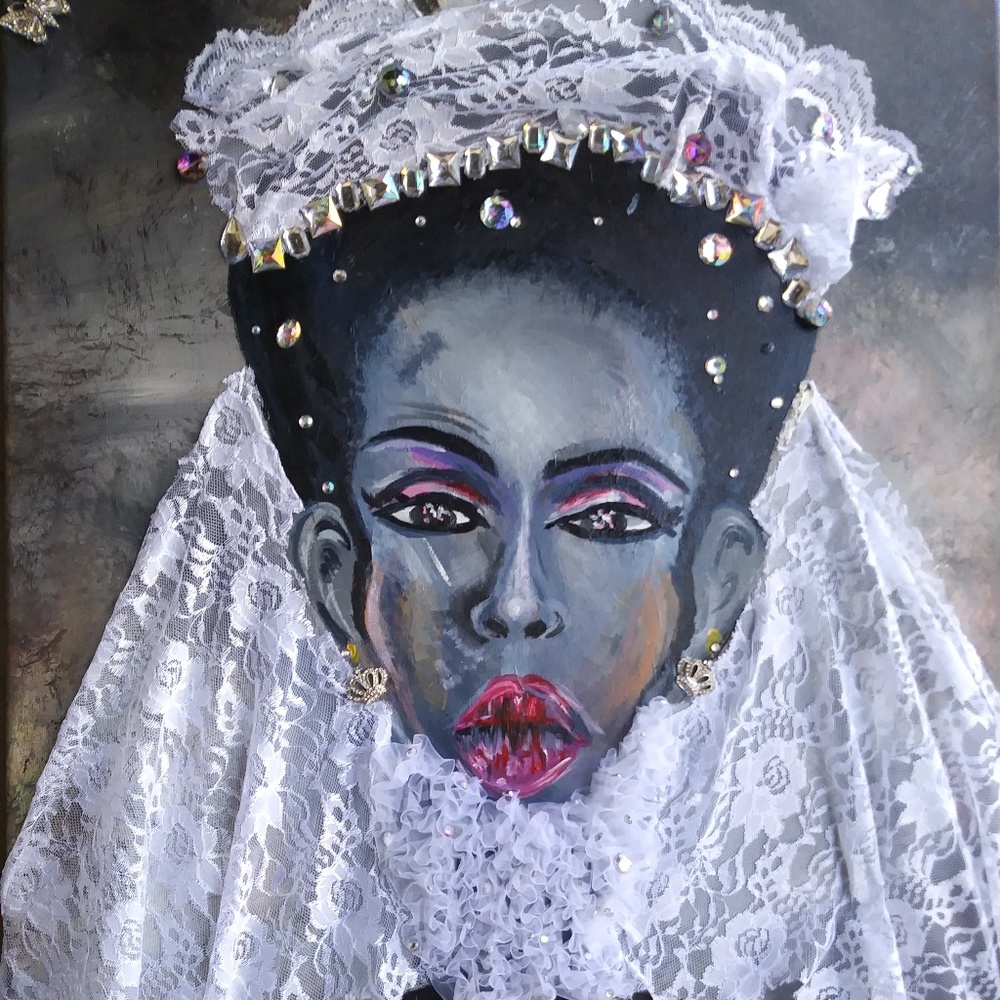 "Queen Aliesha" painting